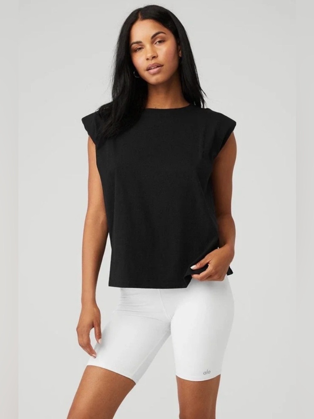 73. ALO Yoga Headliner Shoulder Pad Top